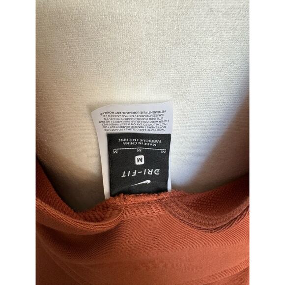 Nike Studio Yoga Training Top SS Wrap Rust Size Small - Picture 9 of 9